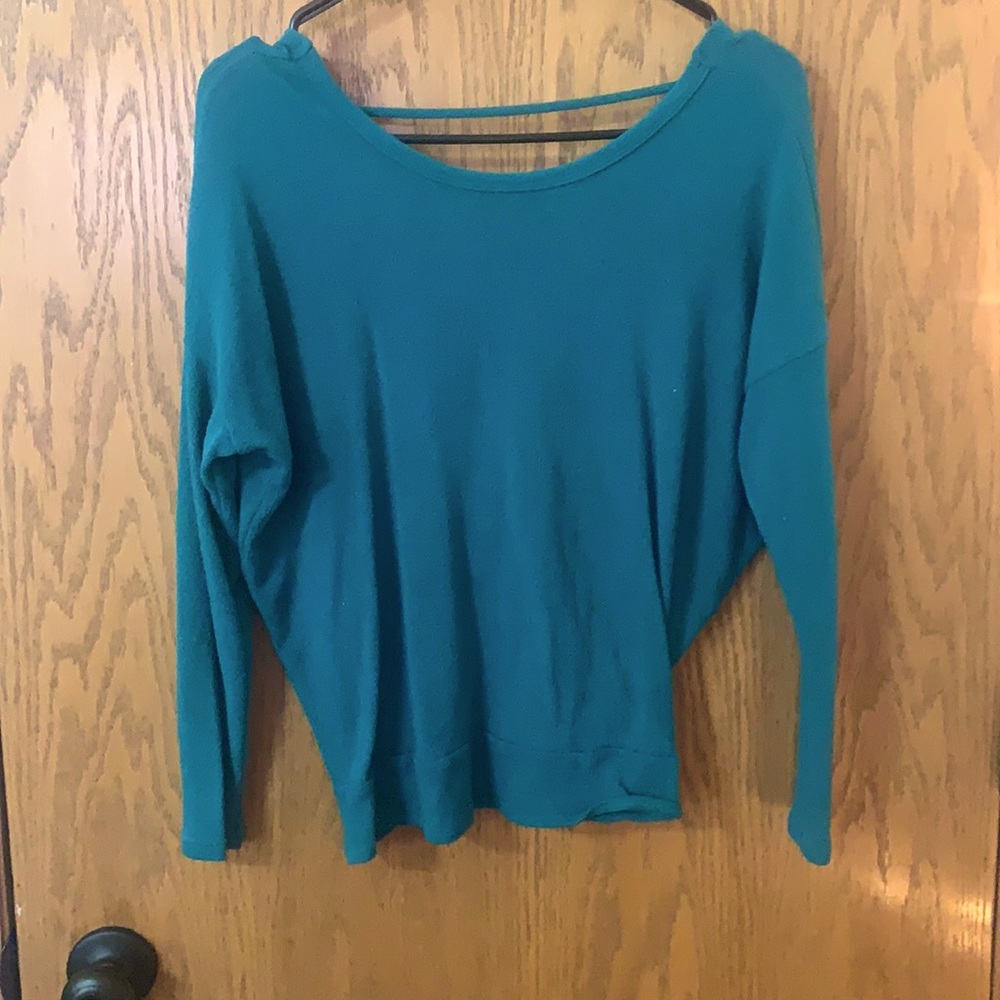 Open back sweater